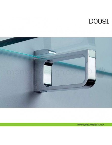 Reggimensola per mensole in vetro Vi.Tel. D0091