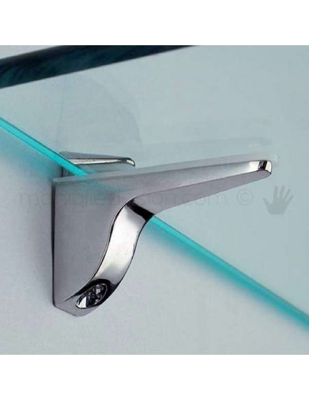 Reggimensola per mensole in vetro Vi.Tel. D0077