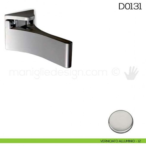 Reggimensola per mensole in legno Vi.Tel. D0131 verniciato alluminio