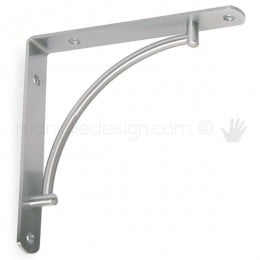 Reggimensola in acciaio per mensole in legno Vi.Tel. D0096 mm 220