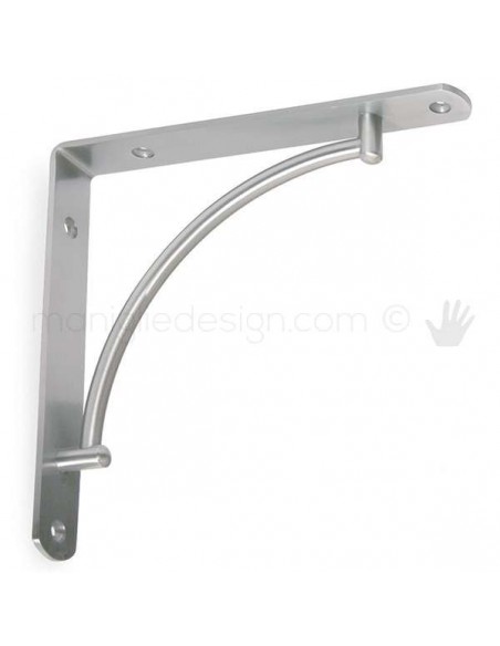 Reggimensola in acciaio per mensole in legno Vi.Tel. D0096 mm 220