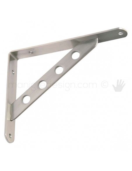 Reggimensola in acciaio per mensole in legno Vi.Tel. D0094 mm 240x300