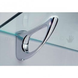 Reggimensola per mensole in legno e vetro Vi.Tel. D0071 2