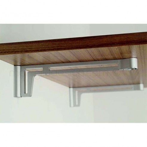 50 Reggimensola In Metallo Con Guaine In Gomma - Supporti Per Mensole, Capacità 20kg - Foto 4