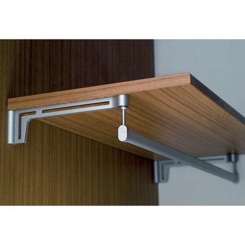 Mensola Armadio Estensibile - Ripiano Regolabile Senza Fori, Carico 20 Kg