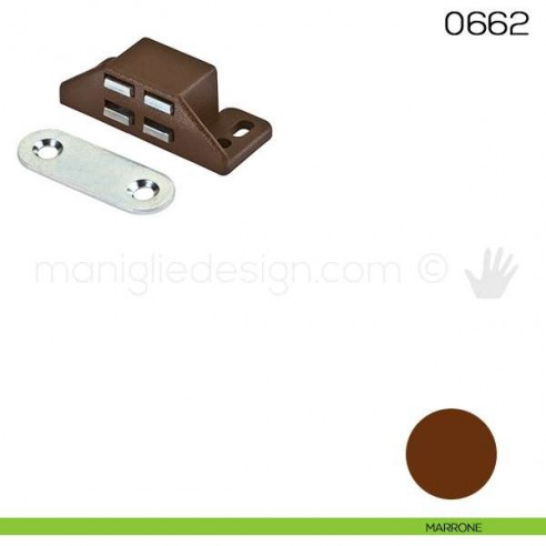 Chiusura magnetica da applicare Maco 0662 marrone