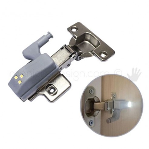 Luce a led per mobile da applicare su cerniera o fianco Vi.Tel. B0395