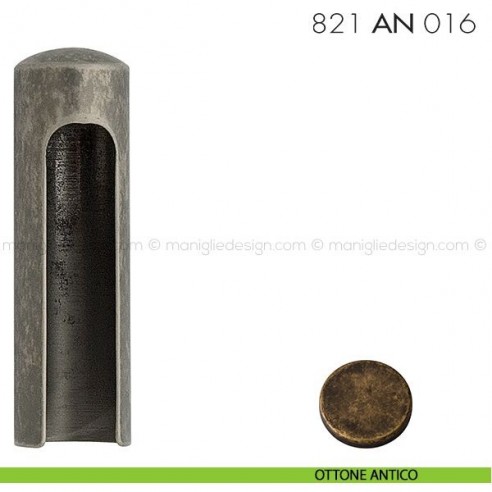 Cappuccio per cerniere anuba ø16 registrabili mm 821 AN 016 Reguitti ottone antico
