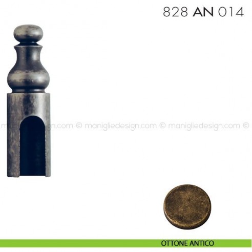 Cappuccio in ottone per cerniere anuba ø14 mm 828 AN 014 Reguitti ottone antico