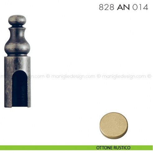 Cappuccio in ottone per cerniere anuba ø14 mm 828 AN 014 Reguitti ottone rustico