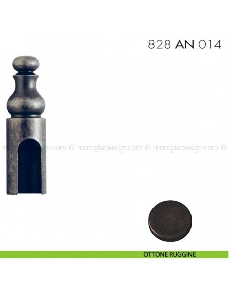 Cappuccio in ottone per cerniere anuba ø14 mm 828 AN 014 Reguitti ottone ruggine