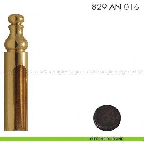 Cappuccio per cerniere anuba ø16 registrabili mm 829 AN 016 Reguitti ottone ruggine