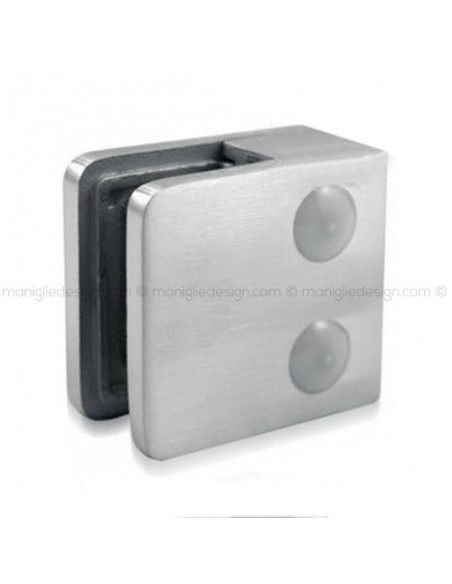 6 Morsetti A H In Lega Di Alluminio Per Vetro - Per Specchi E Pannelli, Spessore 9-12 Mm, Con Viti Antiscivolo - Foto 7