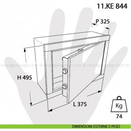 Cassaforte Mottura No Problem Rotary con combinatore elettronico a rotazione 11.KE 844 2