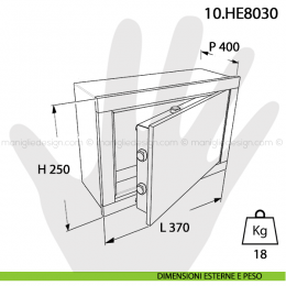 Cassaforte Mottura Hokey con combinazione elettronica 10.HE8030 2