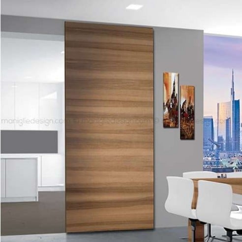 Sistema scorrevole invisibile per porta in legno Hidden Sisco Sistem