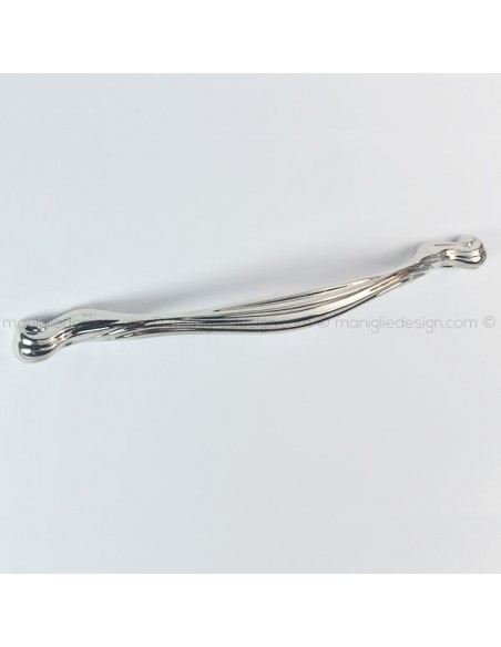 Maniglia per mobile Metal Style nickel lucido interasse 192 mm MG30969