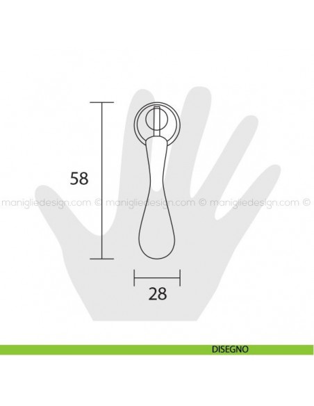 Pendente per mobile Metal Style florence MG5615 disegno