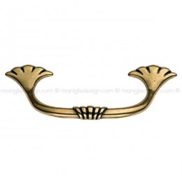 Maniglia per mobile Metal Style oro di valenza interasse 96 mm MG20837