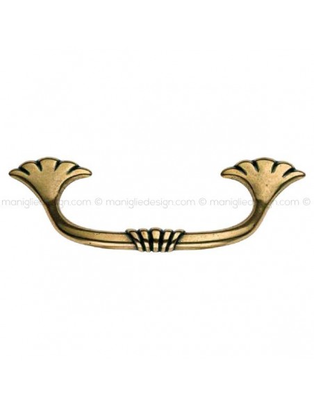 Maniglia per mobile Metal Style oro di valenza interasse 96 mm MG20837