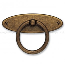 Maniglia a ciondolo per mobile Metal Style ottone antico MG2982