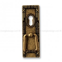 Maniglia pendente foro chiave per mobile Metal Style Florence 33x97 mm MG2781