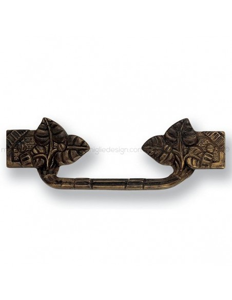 Maniglia per mobile Metal Style ottone antico interasse 96 mm MG4184