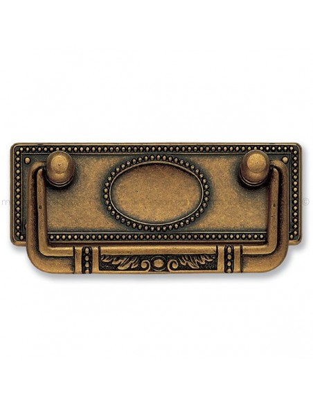 Maniglia ottone anticato per mobile Metal Style interasse 64 mm MG2532
