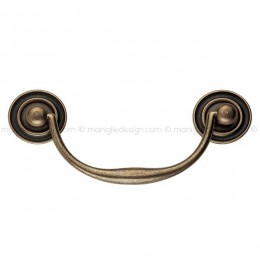 Maniglia pendente anticata per mobile Metal Style interasse 96 mm MG2229