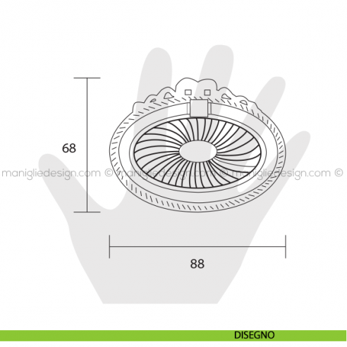 Maniglia Per Mobili Linea Decor Serie 27 Giusti - Foto 9