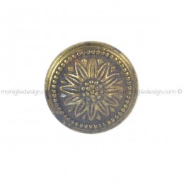 Pomolo per mobile Metal Style ottone antico diametro 25 mm MG6527 2