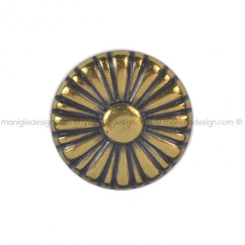 Pomolo per mobile Metal Style oro di valenza diametro 25 mm MG6518