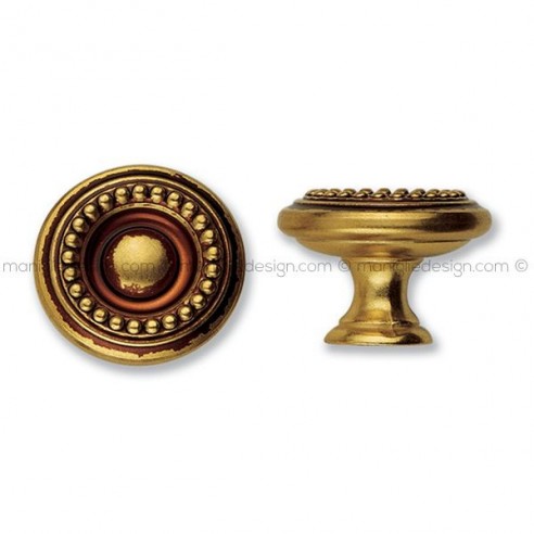 Pomolo classico per mobile Metal Style patinè bm diametro 30 mm MG6639