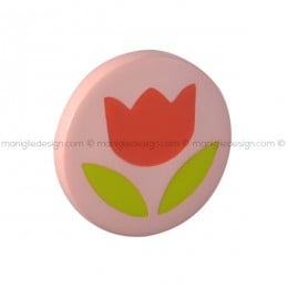 Pomolo fiore in cerchio per mobile Estamp 5614