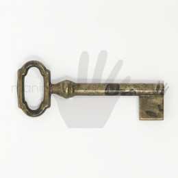 Chiave per mobile Metal Style ottone antico barba larga 33727.0420L.03