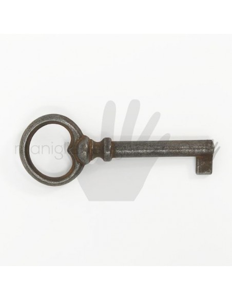 Chiave in ferro anticato per mobile Metal Style foro grande MG8585