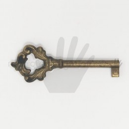 Chiave antica per mobile Metal Style ottone anticato MG8308