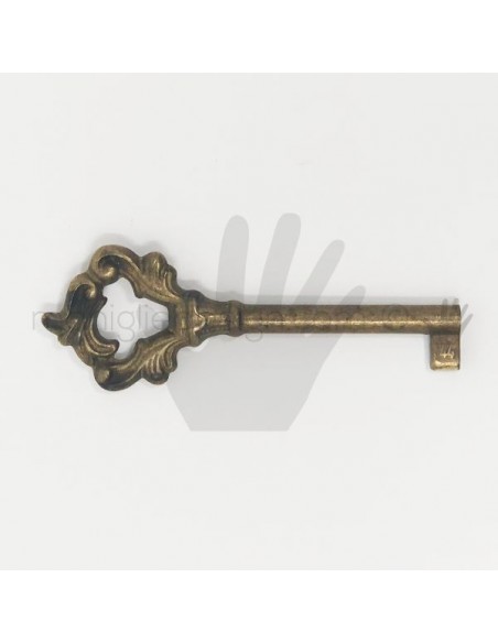 Chiave antica per mobile Metal Style ottone anticato MG8308