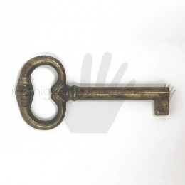 Chiave in ottone per mobile Metal Style finitura ottone antico MG8367