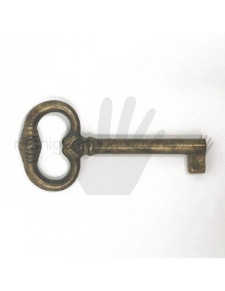 Chiave in ottone per mobile Metal Style finitura ottone antico MG8367