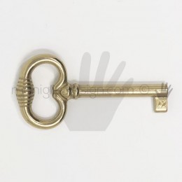 Chiave in ottone per mobile Metal Style finitura ottone lucido MG8370