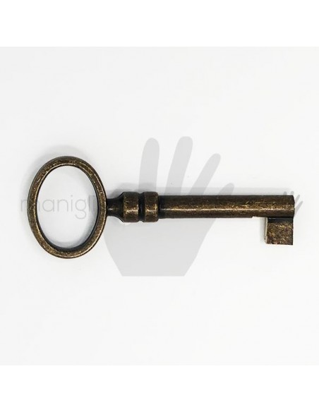 Chiave per mobile OMP Porro Bronzo Antico articolo 55 misura 45 mm