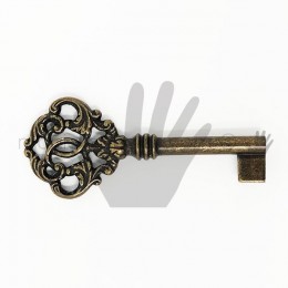 Chiave per mobile OMP Porro Bronzo Antico articolo 16 misura 40 mm