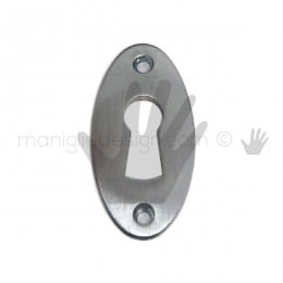 Bocchetta ovale per mobile OMP Porro Cromo Satinato articolo 332