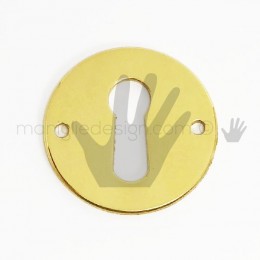 Bocchetta tonda per mobile OMP Porro Oro Lucido articolo 336