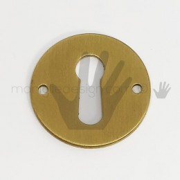 Bocchetta tonda per mobile OMP Porro Oro Satinato articolo 336