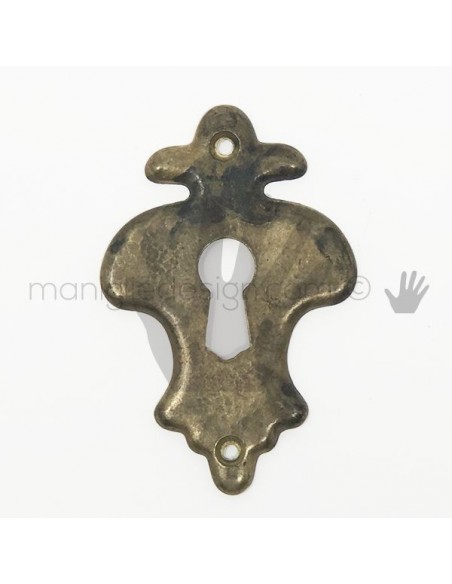 Bocchetta per mobile antico Metal Style ottone antico articolo MG7964