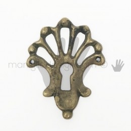 Bocchetta per mobile antico Metal Style anticata articolo 4438070115