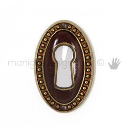 Bocchetta per mobile antico Metal Style Patinè BM articolo MG7847