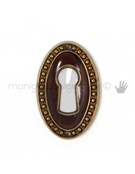 Bocchetta per mobile antico Metal Style Patinè BM articolo MG7847